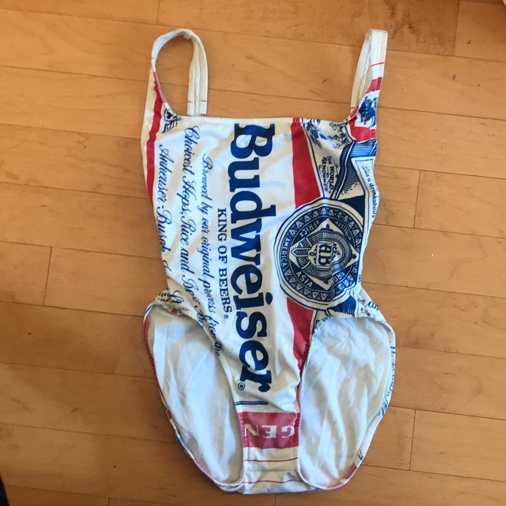 80s rare vintage Budweiser swimsuit